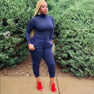 Turtleneck Jogger Set